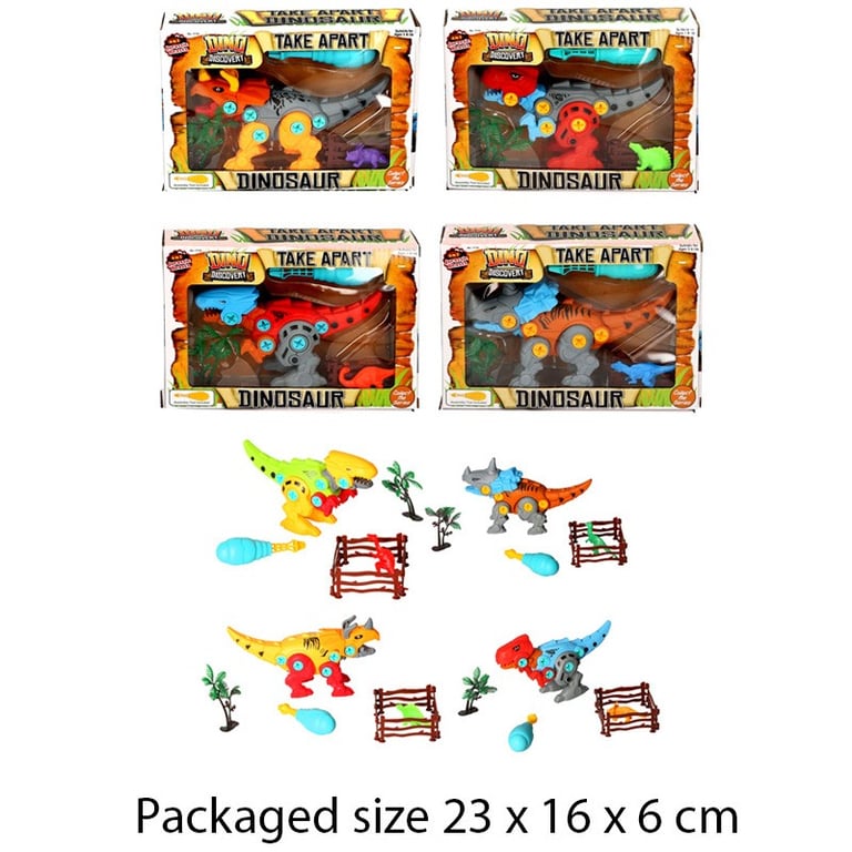 DIY Dinosaur Toy Kit - Educational Model for Kids Home Decor and Playset
