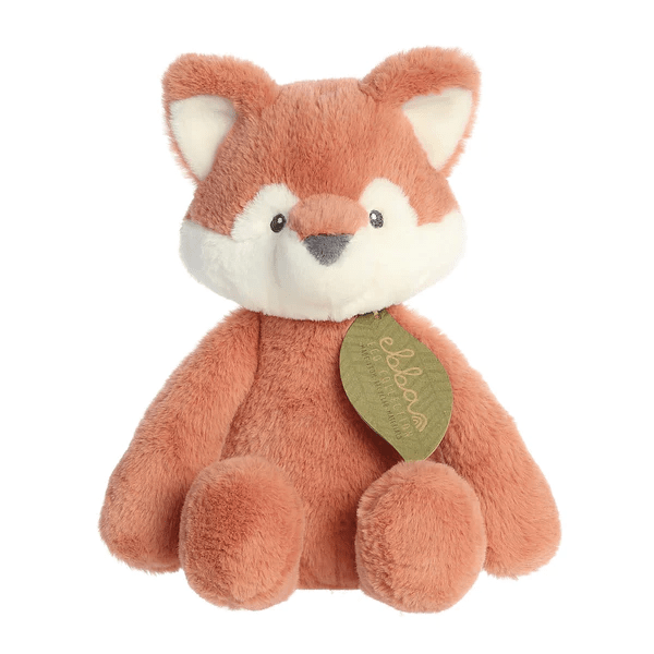 Ebba Eco Francis Fox Soft Toy - Sustainable and Eco Friendly Child Toy, 12.5in Plush Gift