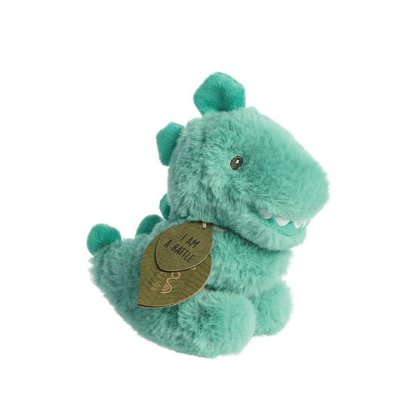 Ebba Eco Ryker Rex Dragon Eco Friendly Rattle - 6 Inch Children s Toy