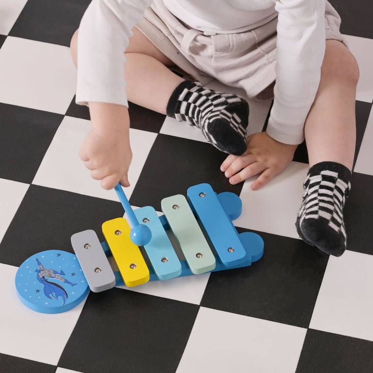 Warner Bros Batman Xylophone - Kids Musical Instrument & Educational Toy