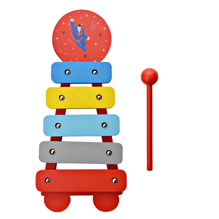 Warner Bros Superman Xylophone - Official Kids Superhero Music Instrument