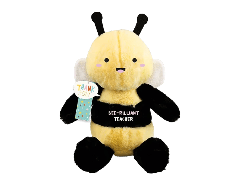 Bee-rilliant Teacher Plush - Educational Toy & Classroom Decor