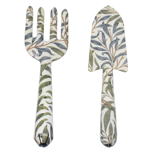 Willow Bough Garden Fork & Trowel Set - High-Quality Home Garden Tools for Outdoor Planting
