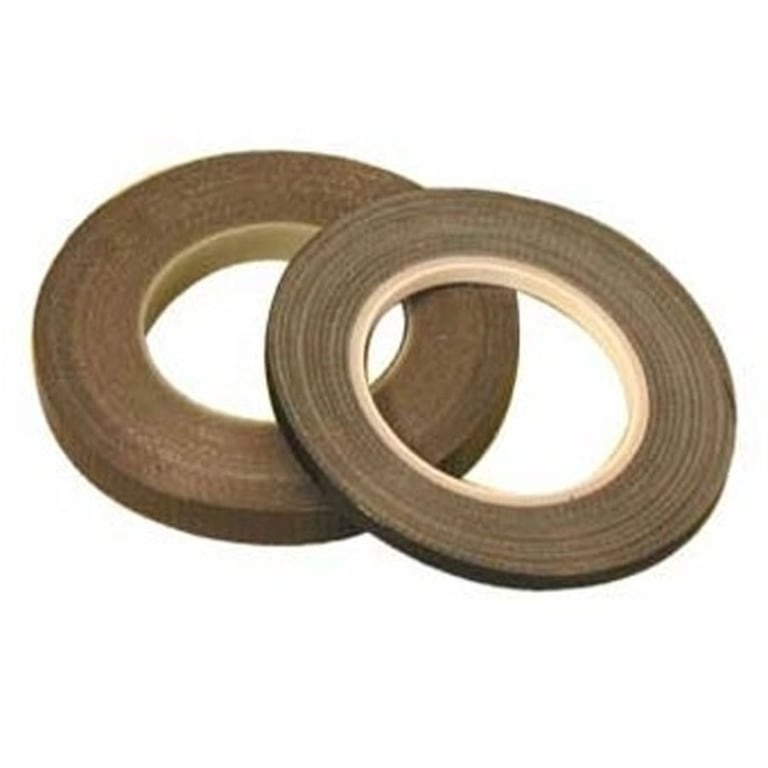 Black Florist Tape - 6mm x 50m Floral Wrapping and Decoration Supply for Home & Garden