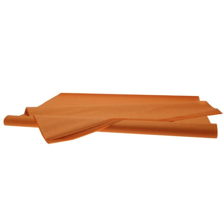 Orange Tissue Paper Rolls - 240 Sheets, Home Decoration and Party Supplies Wrapping Paper