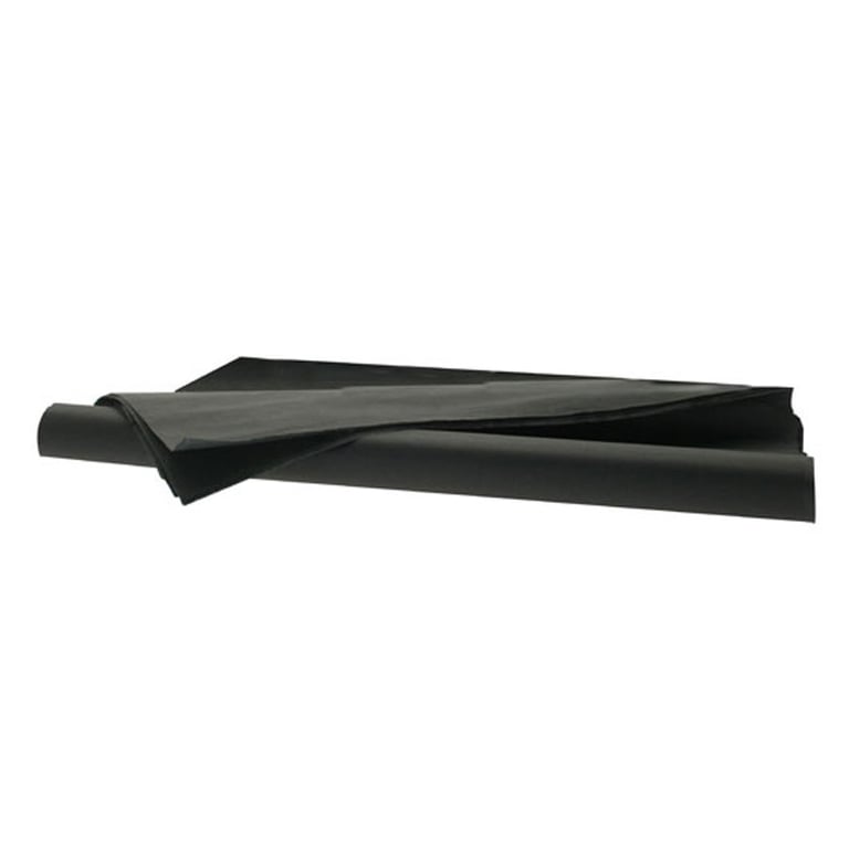 Black Tissue Paper - 240 Sheets, Multipurpose Home and Bathroom Use, Perfect for Gift Wrapping and Decorations