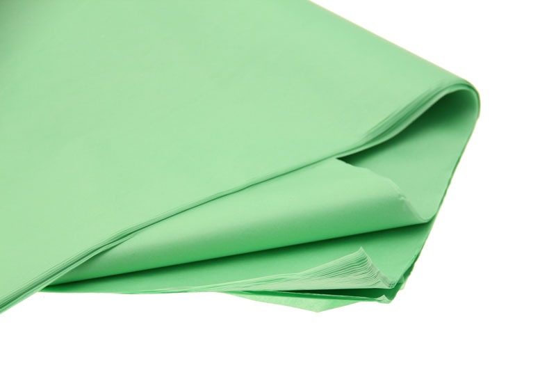 Lime Green Decorative Tissue Paper - 48 Sheets, Perfect for Home and Party Use
