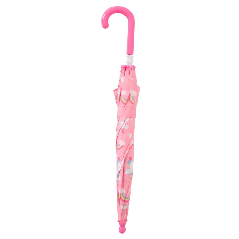 Rainbow Unicorn Umbrella - Colorful Kids Weatherproof Waterproof Canopy