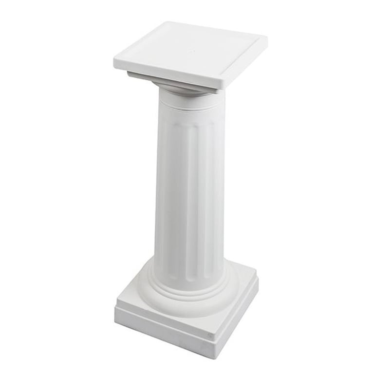 White Roman Plastic Pillar - 83cm Home Decor and Garden Decoration Lamp