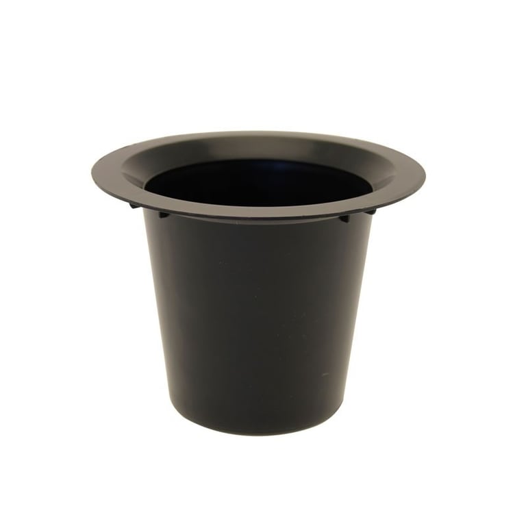 Black Grave Vase - Elegant Cemetery Urn for Home Decor and Funeral Memorial