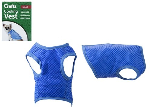 Crufts Extra Small Pet Cooling Vest - Heat Relief for Dogs and Small Pets