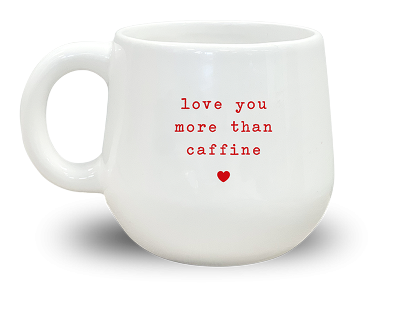 Valentines Day Love Ceramic Mug 400ml - Heartfelt Home Decor Gift