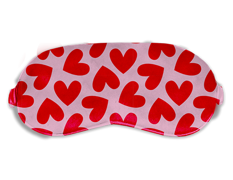 Velvet Eye Mask for Valentines Day - Anti-Wrinkle Sleeping Beauty Gift