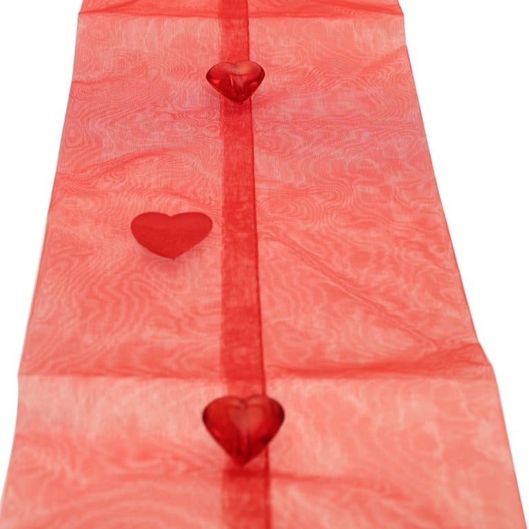 Sheer Heart Wall Hanger - Romantic Home Decor Accessory