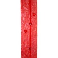 Sheer Heart Wall Hanger - Romantic Home Decor Accessory