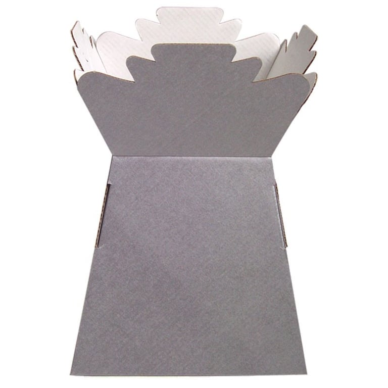 Metallic Silver Modern Home Decor Vase for Living Room Decoration