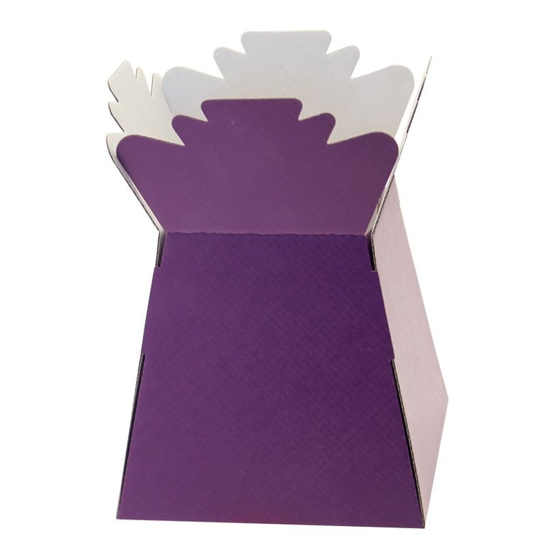 Purple Living Vase - Elegant Floral Decoration for Home and Garden