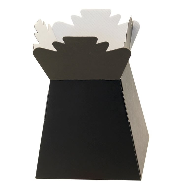 Black Modern Living Room Decor Indoor Plant Pot Vase - Black Flower Holder