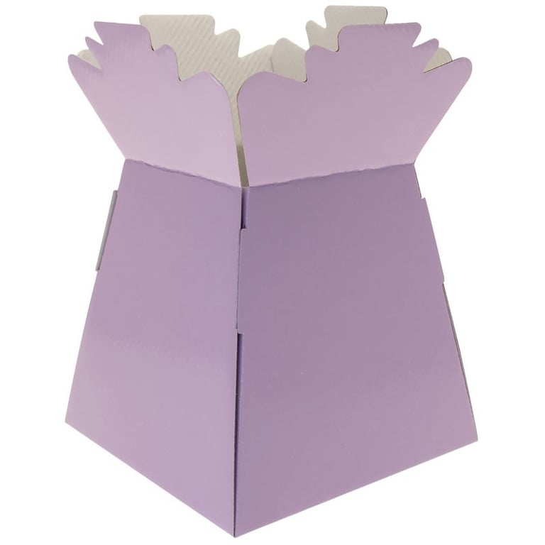 Lavender Pearlised Living Vase - Elegant Home Decor with Botanical Scent