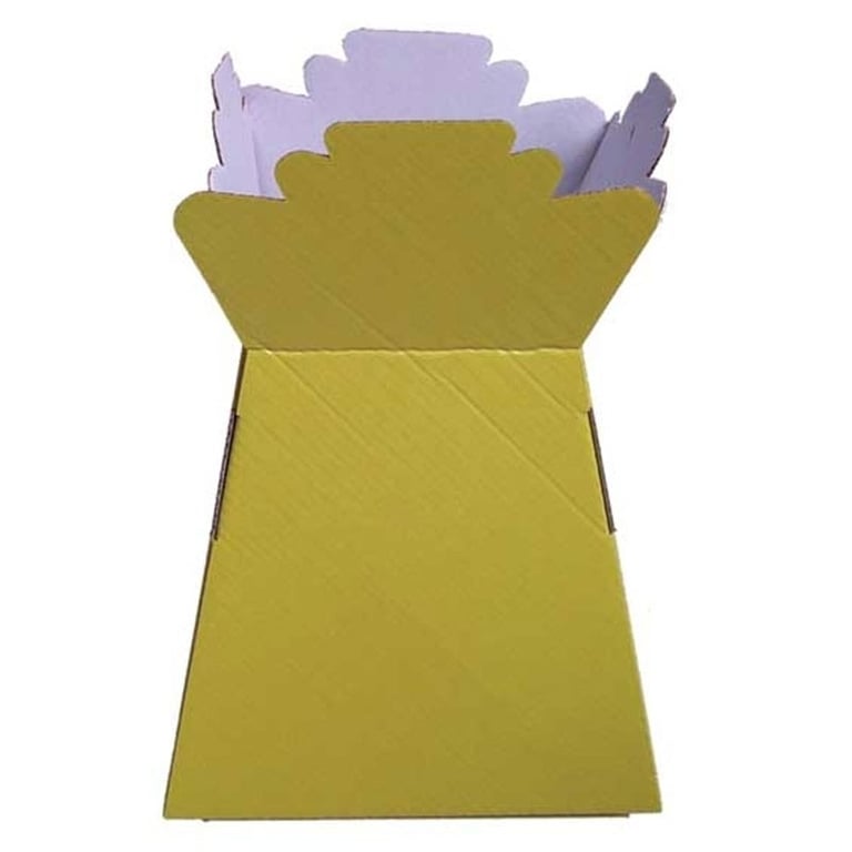 Yellow Pearlised Living Vase - Modern Home Decor for Indoor Plants and Rooms