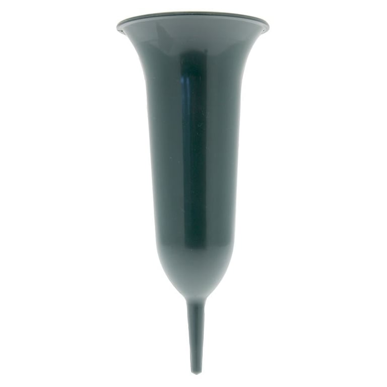 Green Grave Vase 26cm - Elegant Home Decor for Cemetery Decoration and Funeral Supplies
