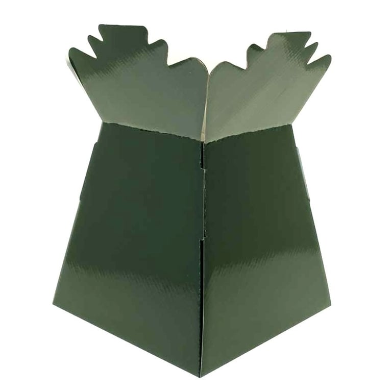 Pearlised Dark Green Living Vase - Elegant Home Decor for Indoor Spaces