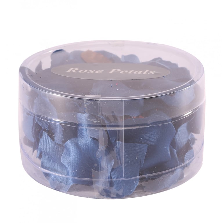 Navy Rose Petals - Luxury Home Decor and Wedding Floral Accents