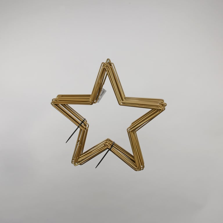 12 Inch Metal Star Wire Frame - Pack of 20 Home Decor Frames
