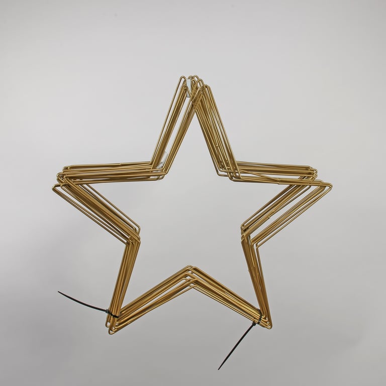 16 Inch Star Wire Frame - Decorative Craft Frames (Pack of 20)