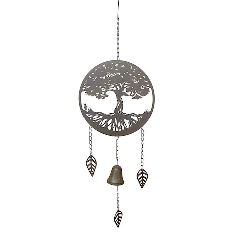 Handcrafted Oak Tree Windchime - Nature Inspired Outdoor Decor