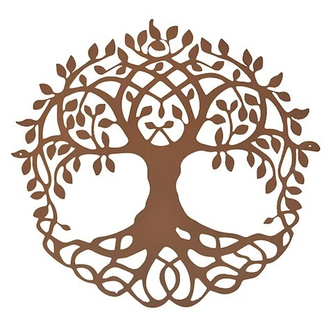 Celtic Tree Of Life Wall Art - Irish Home Decor & Garden Decoration (99cm)