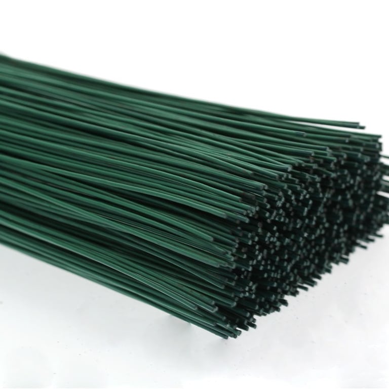 Green Stub Wire 20 Gauge - High-Quality Craft and Floral Wire for Home Decor Projects