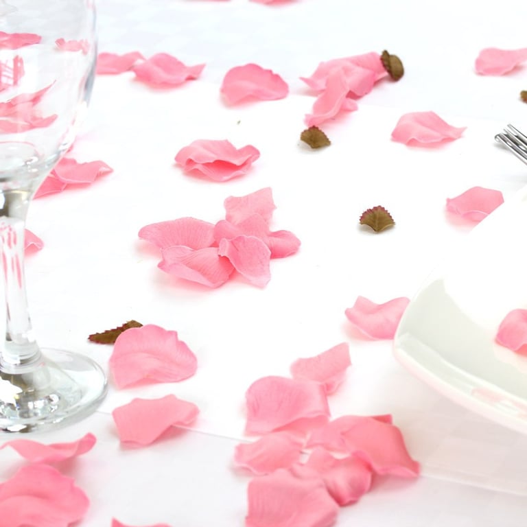 Baby Pink Rose Petals - Perfect Wedding and Home Decor Floral Arrangement Supplies