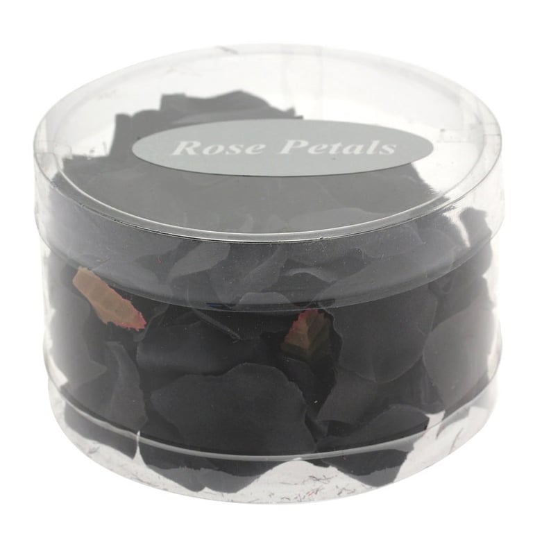 Black Rose Petal Confetti - Elegant Floral Wedding and Party Decorations