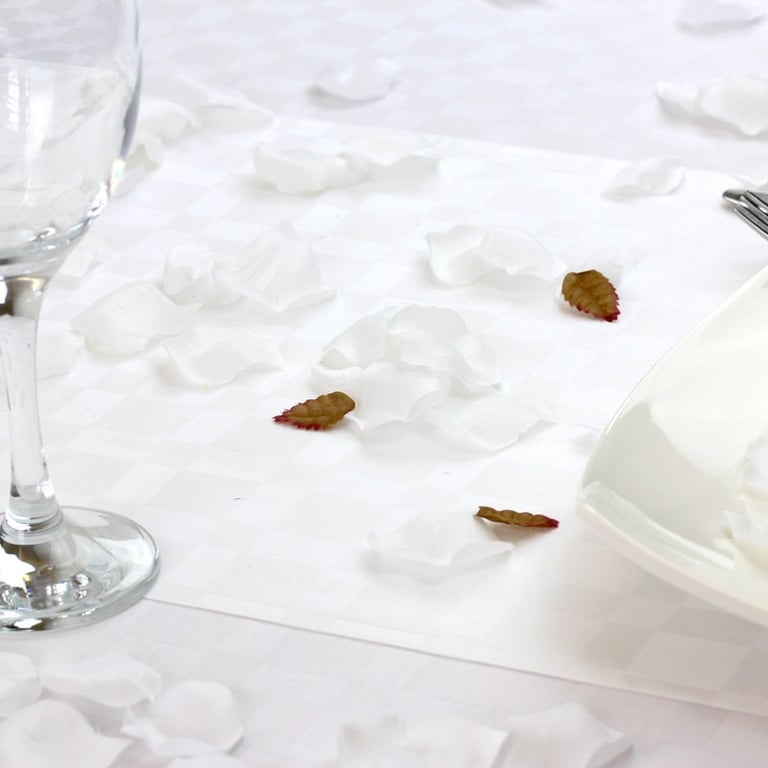 White Rose Petals - Beautiful Wedding Flower Decorations and Home Decor Flowers