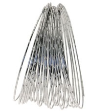 Silver Diamond Cut Aluminium Wire - Perfect for Home Decor and Jewelry Making Projects