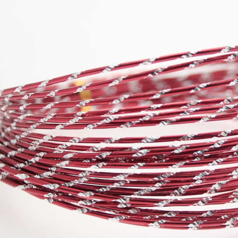 Diamond Cut Aluminium Wire - Wine Bottle Holder Decorative Home Decor Supply
