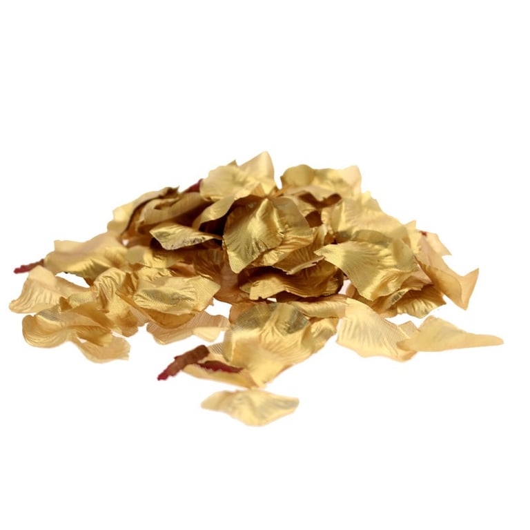 Metallic Gold Rose Petals for Wedding Decor and Home Decoration