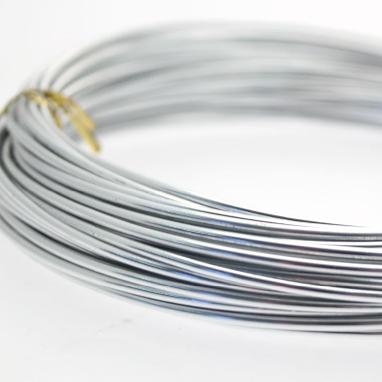 Silver Aluminium Wire - High-Quality Electrical and Craft Wire for Home Decor and Jewelry Making