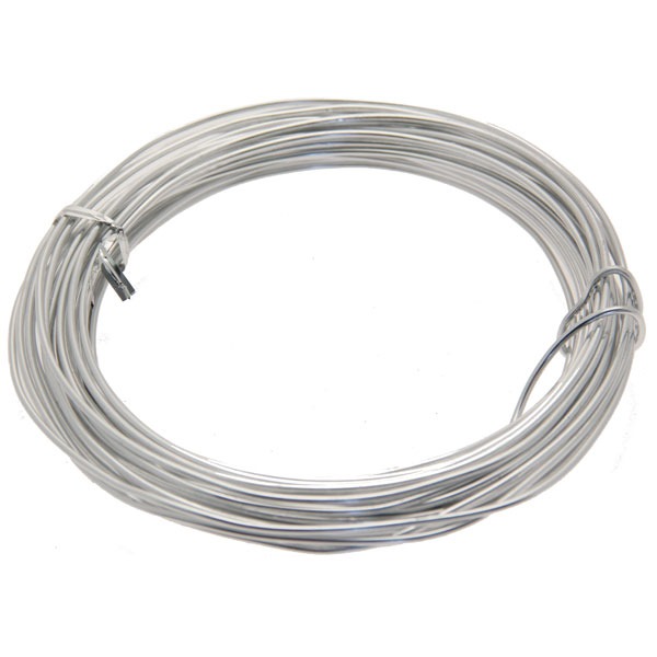 Silver Aluminium Wire - High-Quality Electrical and Craft Wire for Home Decor and Jewelry Making