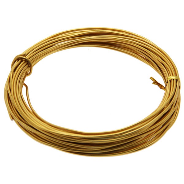 Gold Aluminium Wire - High-Quality Electrical Insulation Wire for Home Improvement Supplies and Construction Materials