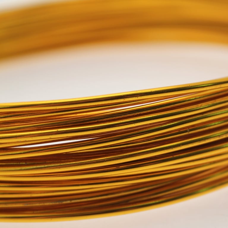 Gold Aluminium Wire - High-Quality Electrical Insulation Wire for Home Improvement Supplies and Construction Materials