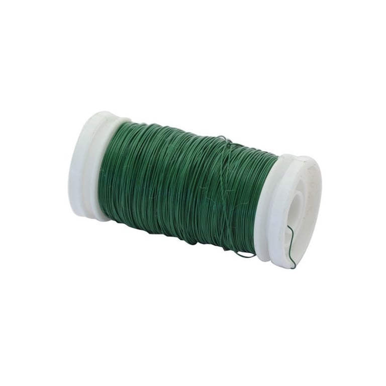 28g Green Wire Reel - Perfect for Jewelry Making & Home Decor Craft Projects