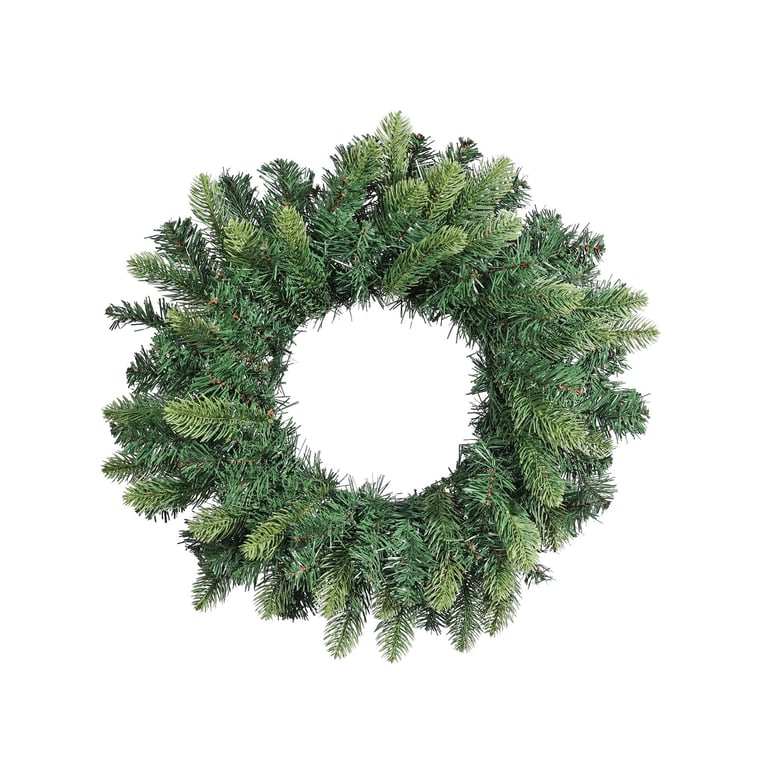 50cm Green Spruce Wreath - 120 Tips Christmas Holiday Decoration