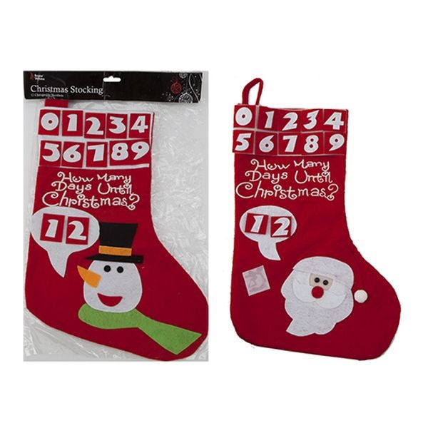 Assorted Design Christmas Stockings - Festive Holiday Decorations