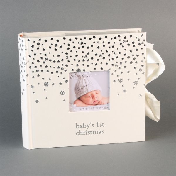 Bambino Little Star My 1st Christmas Photo Album, 80x4 Inch X6 Inch - Juliana s Baby First Christmas Keepsake Book