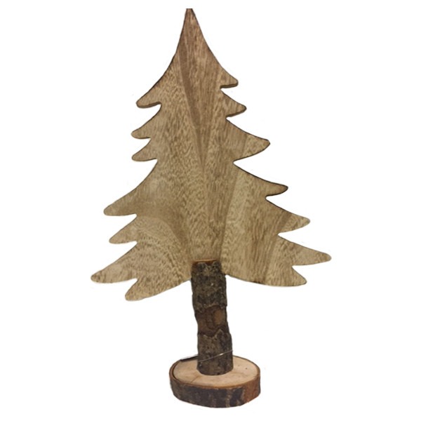 Wooden Blank Christmas Tree 37.5cm - Personalizable Home Decor Garden Decoration