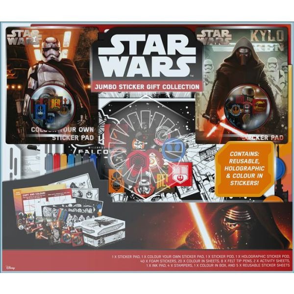 Star Wars Jumbo Stickers Gift Collection - Home Decor Collectible Stickers Set