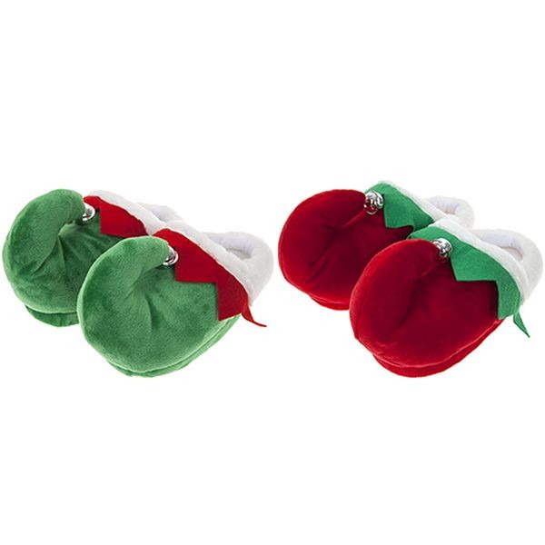 Adult Elf Slippers - Cozy Holiday Footwear for Home Festive Fun