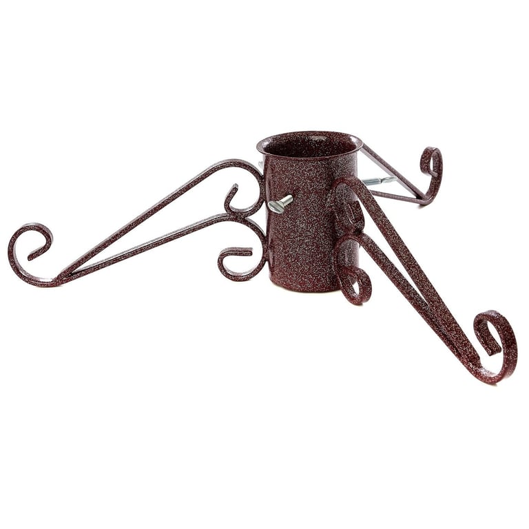 Ornate Mulberry Christmas Tree Stand - 10cm Home Decor Holiday Stand
